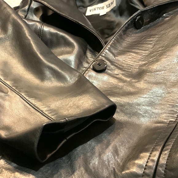 🇨🇦Viktor Sabo Genuine Leather Jacket Made in Canada 🇨🇦 - Picture 6 of 7